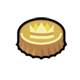 Gold Bottle Cap × 6